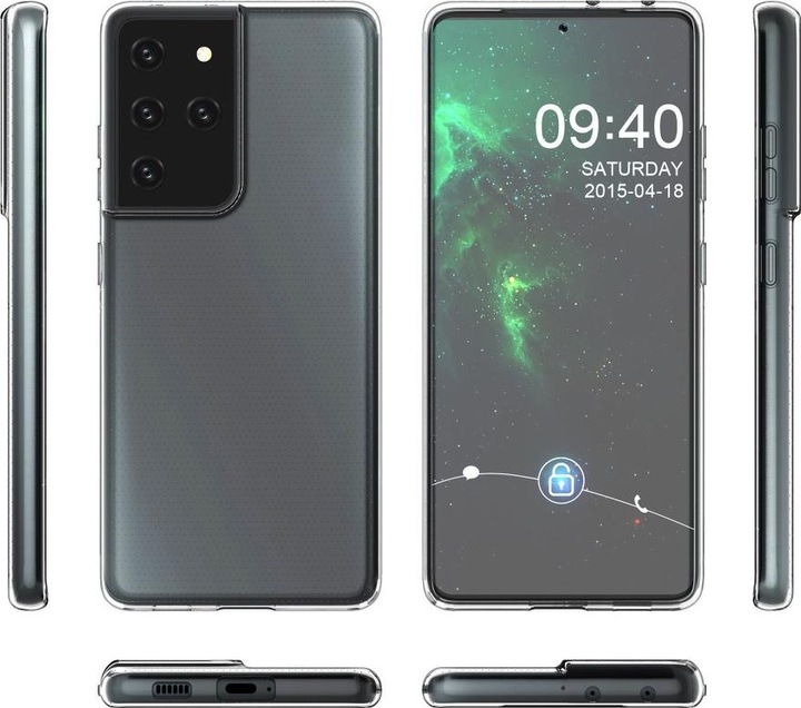 Produktbild Cover-Discount Galaxy S21 Ultra - Silikon Case Hülle transparent (Samsung Galaxy S21 Ultra)