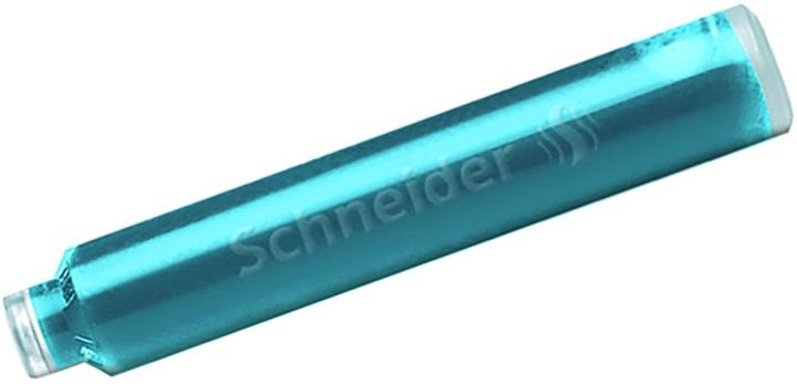 Actual product image Schneider Ink cartridge Callissima 6 pieces, Bermuda Blue (ink cartridges, Turquoise)