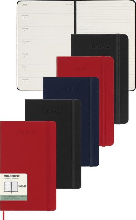 Produktbild Moleskine Schüleragenda (13 x 21 cm, 1 Woche / 1 Seite)