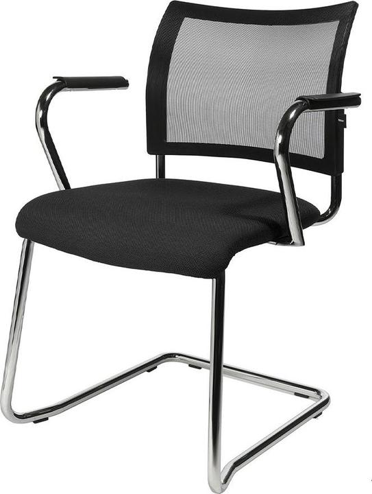 Contini Konferenzstuhl Freischwinger V20 schwarz