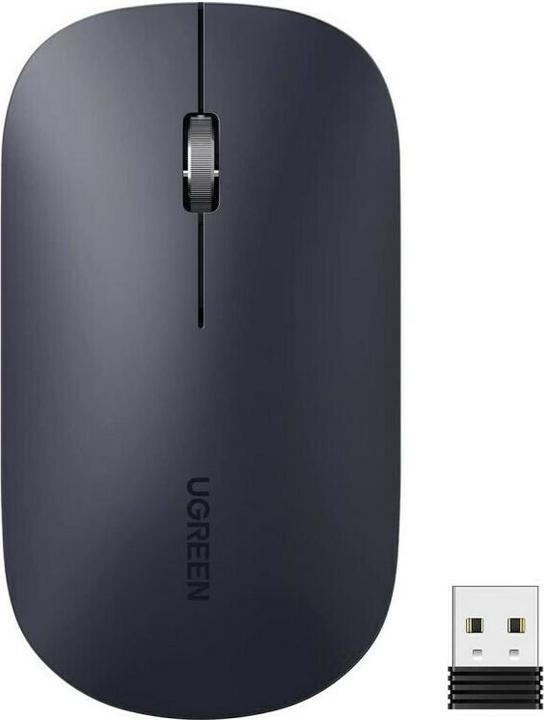 Actual product image Ugreen Portable Wireless Mouse (Black) (Wireless)