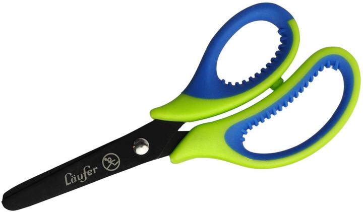 Immagine prodotto Läufer Forbici artigianali ergonomiche L "ufer, lunghezza: 130 mm, verde/blu (13 cm)