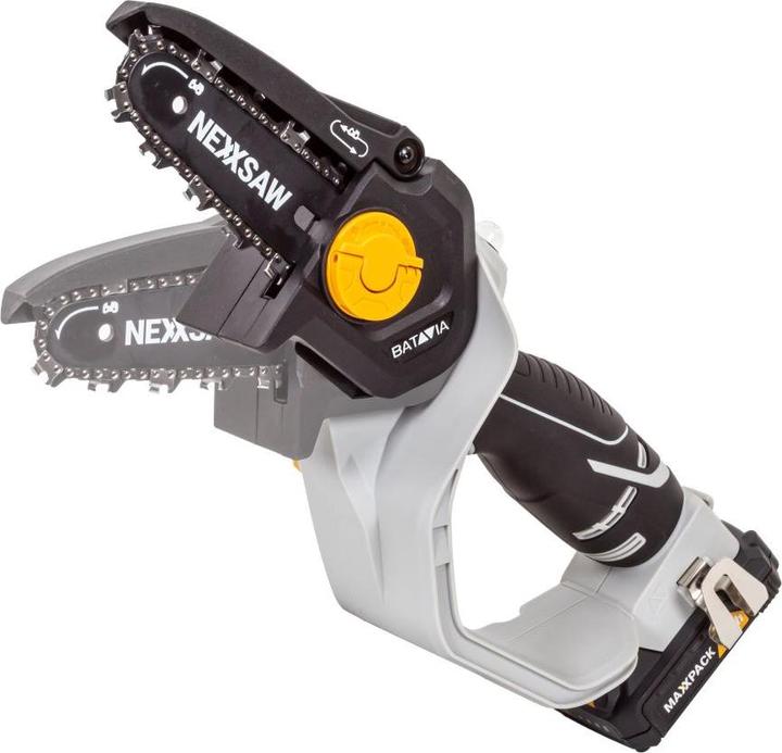 Productafbeelding Batavia Nexxsaw (V3.1) 18V accu éénhandige kettingzaag 6" Met roterende zaagkop en oliepomp (zonder accu (Accu kettingzaag)