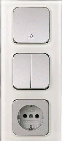 Produktbild EGB V251399 Glasrahmen 3fach weiss