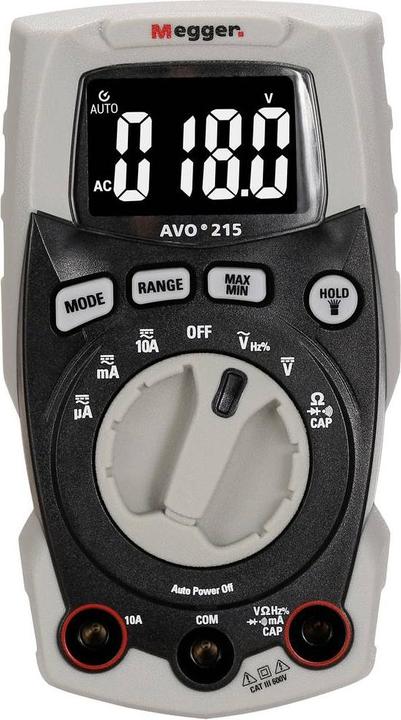 Produktbild Megger AVO215 Hand-Multimeter digital CAT III 600 V Anzeige (Counts): 4000 (CAT III 600V)