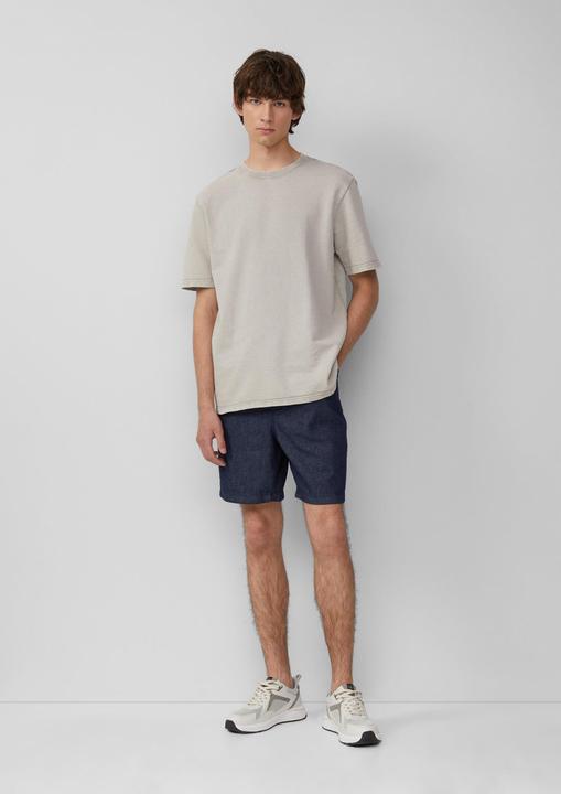 Produktbild S.Oliver T-Shirt Gewaschenes T-Shirt mit Flammgarnstruktur (S)