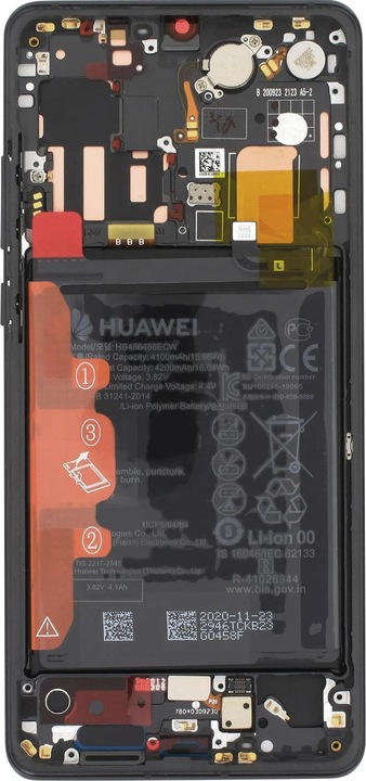 Produktbild Huawei Ersatzteil Bildschirm + Touchscreen (Inkl. Gehäuse) + Akku (Huawei P30 Pro)