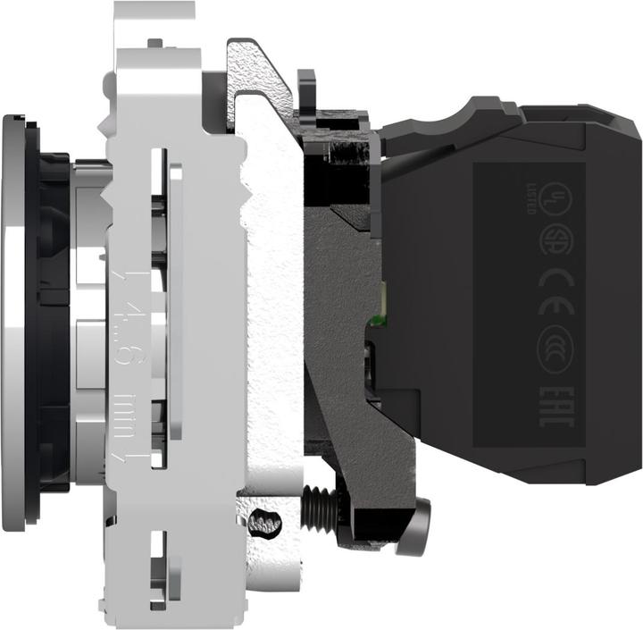 Actual product image Schneider Electric Indicator light XB4F complete, 30mm, white, XB4FVG1