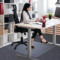 Floortex Bodenschutzmatte Hartboden, Cleartex Unomat, 116 x 150 cm (150 x 116 cm)