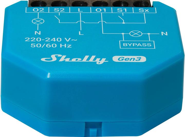 Actual product image Shelly 2L Gen3 (Switch actuator)