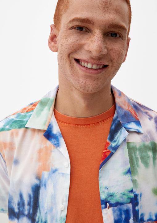 Immagine prodotto s.Oliver Hemd Kurzarmhemd mit Allover-Print (M)