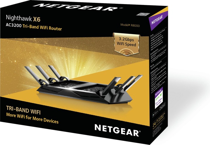 Actual product image Netgear R8000 Nighthawk X6