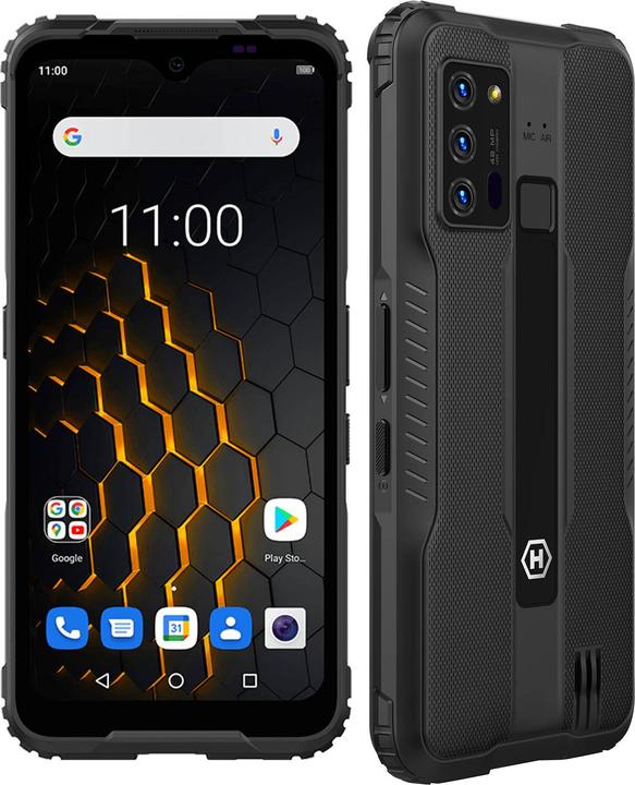 Produktbild Myphone HAMMER Blade (6.3 Zoll) Android 11 USB Typ-C (128 GB, Schwarz, 6.30", Dual SIM, 4G)