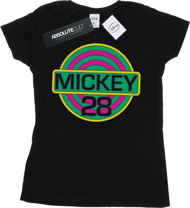 Actual product image Disney Womens/Ladies Mickey Mouse Mickey 28 Cotton T-Shirt (XXL)