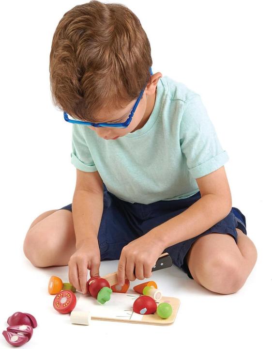Actual product image Tender Leaf Toys Cutting board vegetables