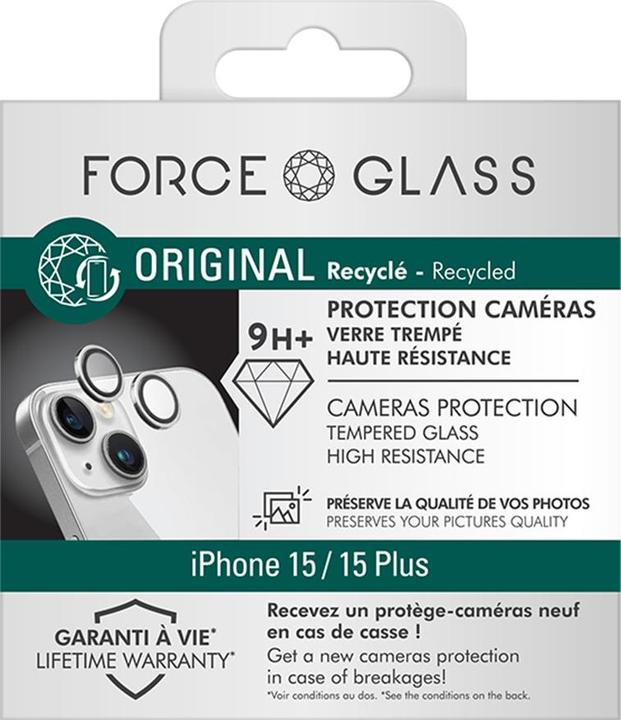 Actual product image Bigben Connected Glass film rear camera (2 pcs., Apple iPhone 15 Plus)