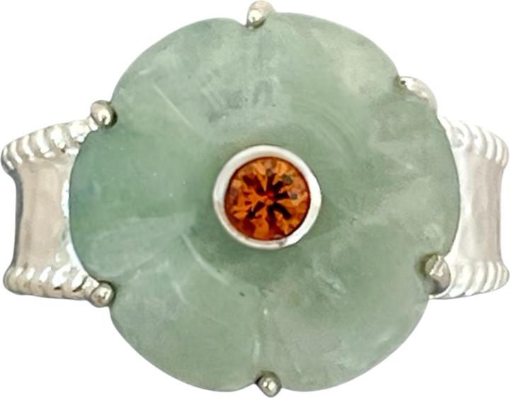 Produktbild Steinkult Ring Halbedelsteine Amazonit "Noelia" (56)