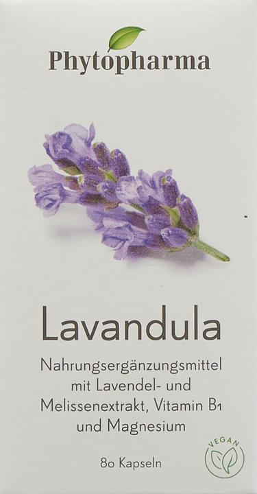 Actual product image Phytopharma Lavandula (80 Piece, Capsules, 80 g)