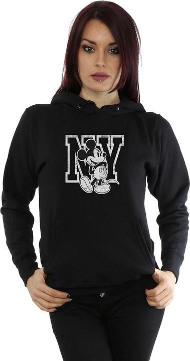 Immagine prodotto Disney Mickey Mouse NY Kicking Felpa con Cappuccio Donna (XS)