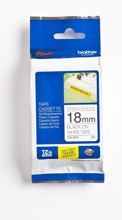 Brother Tze-S241 (1.80 cm, Weiss, Schwarz)