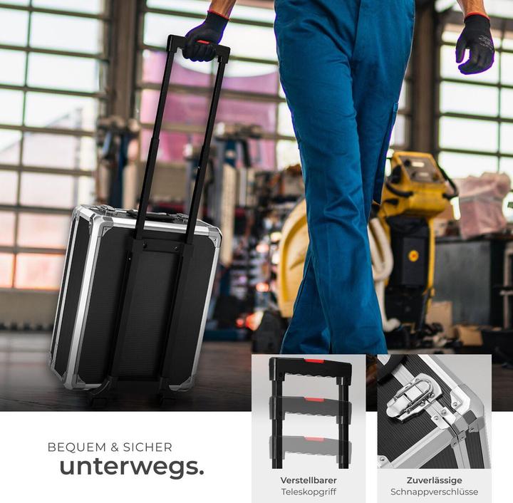 Actual product image tectake Trolley Tool Case (1200 pieces)