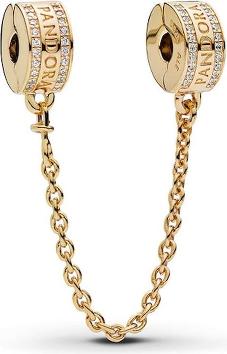 Actual product image Pandora Shine Logo Comfort Chain (Metal, Gold plated)