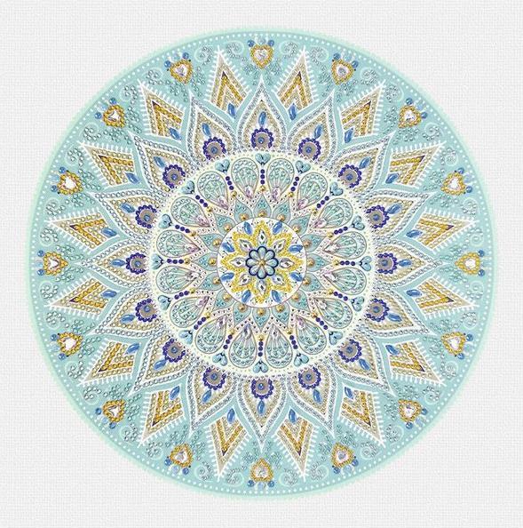 Produktbild Ursus DP Mandala blau