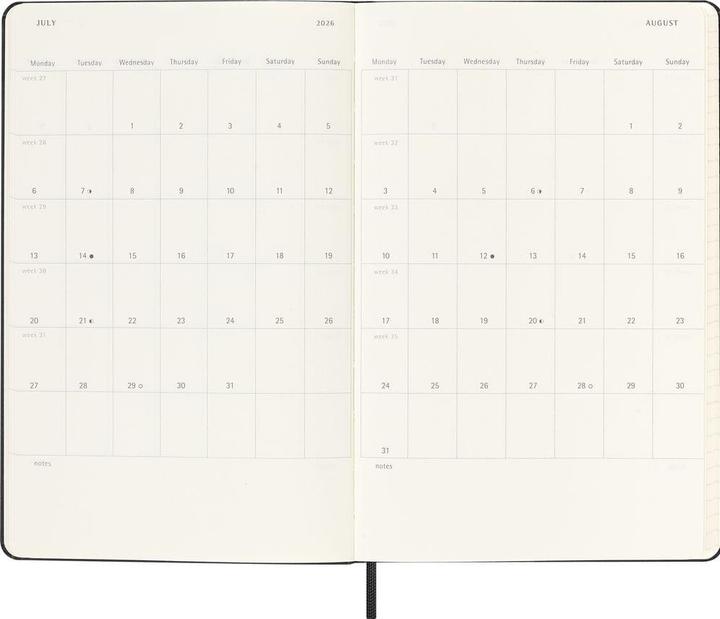 Productafbeelding Moleskine Agenda voor leerlingen (13 x 21 cm, Engels)