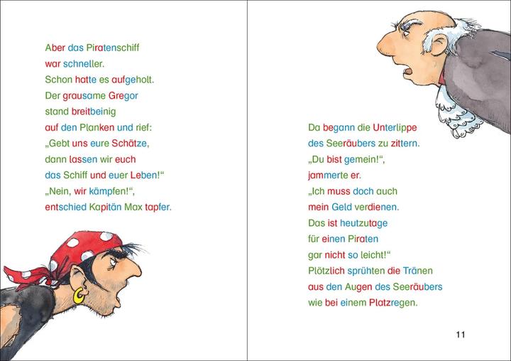 Actual product image Silbengeschichten zum Lesenlernen - Piratengeschichten (German, Alexandra Fischer-Hunold, Ines Rarisch, Loewe first readers, 2021)