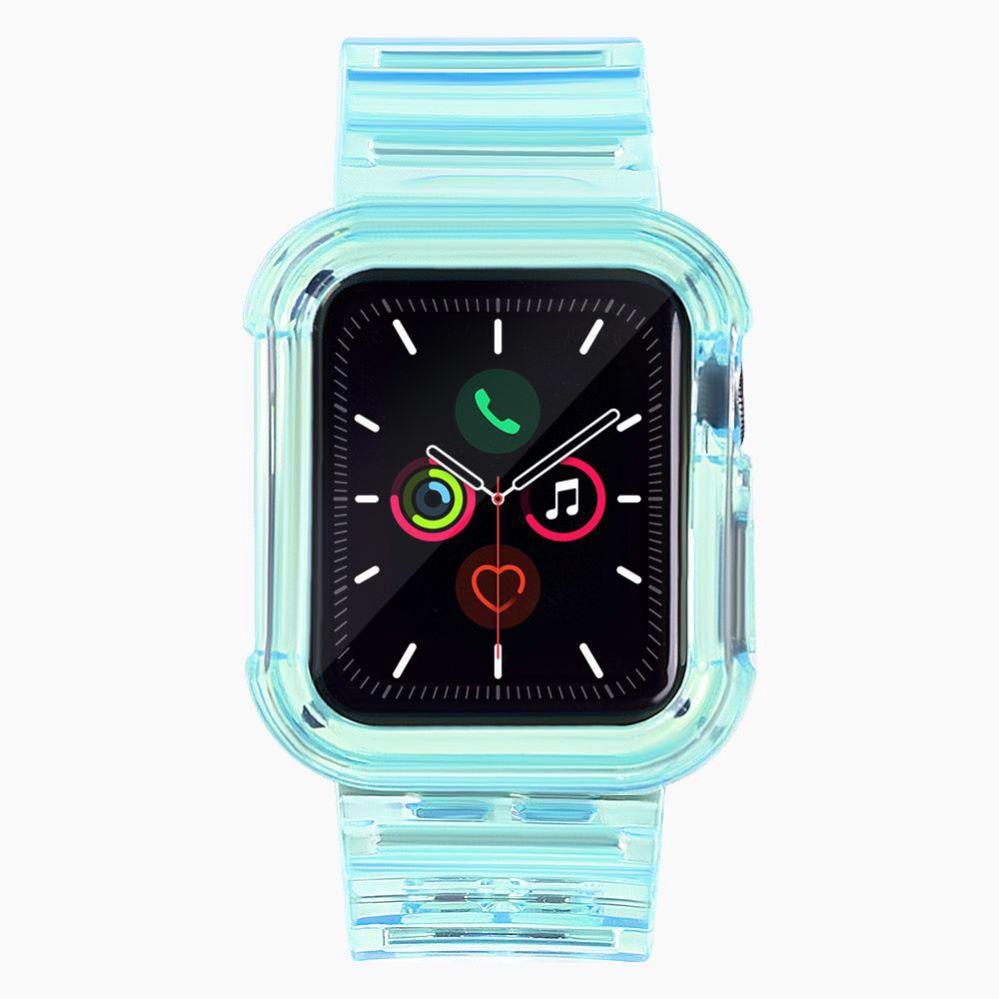 Hurtel Strap Light Set replacement band strap case for Watch 6 40mm / Watch 5 40mm / Watch 4 40mm / Watch S (TPU, 3, 4),...