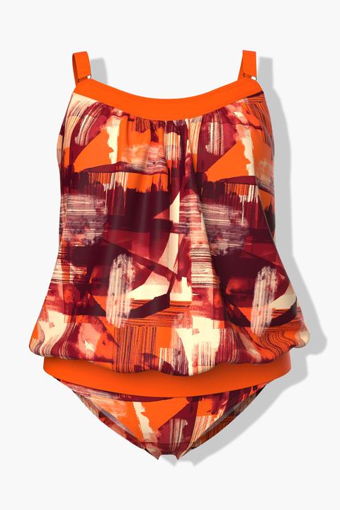 Actual product image Ulla Popken Abstract Print Tankini Set (42 A)