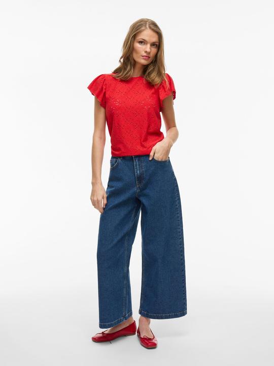 Produktbild Vila Rundhals Oberteil mit kurzen Ärmeln (M)