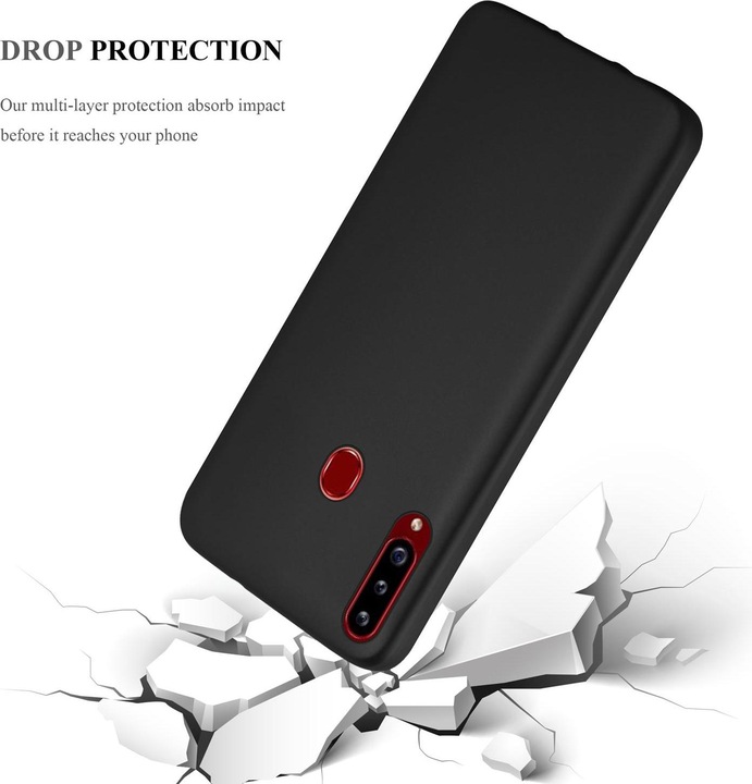 Produktbild Cadorabo TPU Matt Metallic Cover (Samsung Galaxy A20s)