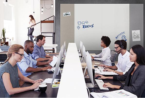 Actual product image Legamaster WALL-UP Acoustic pinboard. soft (Bulletin board)