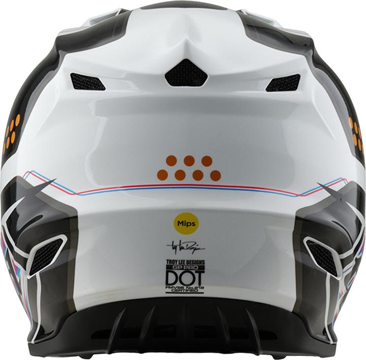 Produktbild Troy Lee Designs GP Pro MIPS Helm, Trooper, white, M | 57-58cm