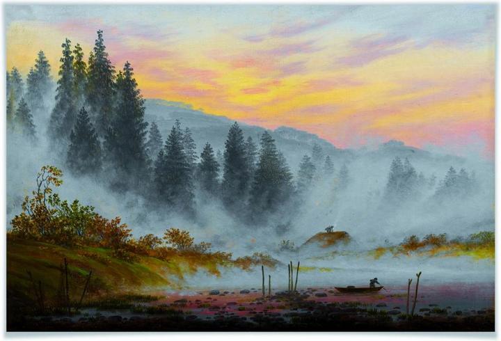 Produktbild Trenddeko Friedrich - Der Morgen (75 x 50 cm)