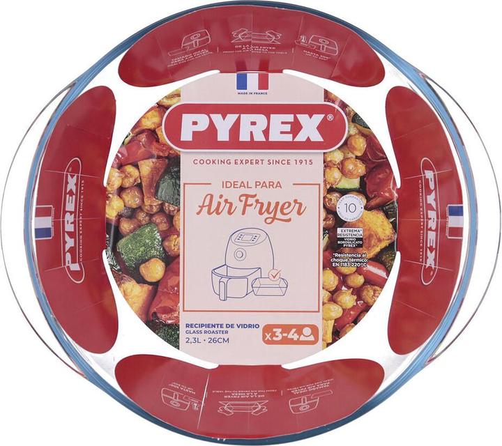 Image du produit Pyrex Kochschüssel Airfryer Durchsichtig Glas Ø 26 cm 2,3 L (8 Stück) (26 cm, 2.30 l, 8 x)