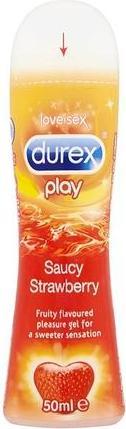 Productafbeelding Durex Play Saucy Aardbei Glijgel 50 ml (50 ml)