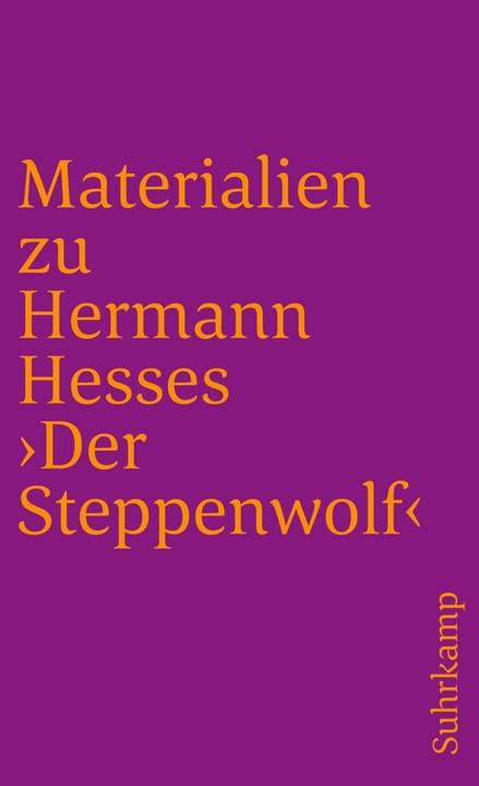 Produktbild Materialien zu Hermann Hesses »Der Steppenwolf« (Deutsch, 1998)