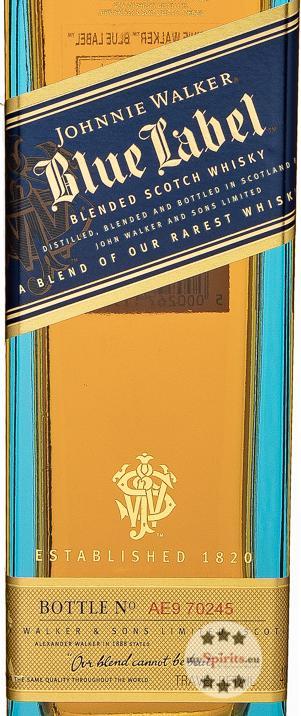 Immagine prodotto Johnnie Walker Etichetta blu (Whisky scozzese, Miscelato Whisky, 1 x 70 cl)
