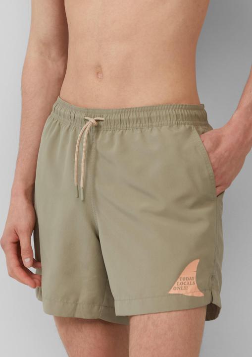 Actual product image S.Oliver Badehose Badeshorts mit Artwork und Eingrifftaschen (S)