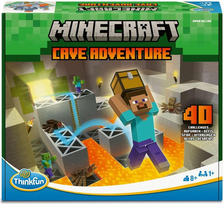 Thinkfun Minecraft Cave Adventure (Deutsch, Englisch, Französisch, Italienisch, Niederländisch, Portugiesisch, Spanisch, 1 Spieler)