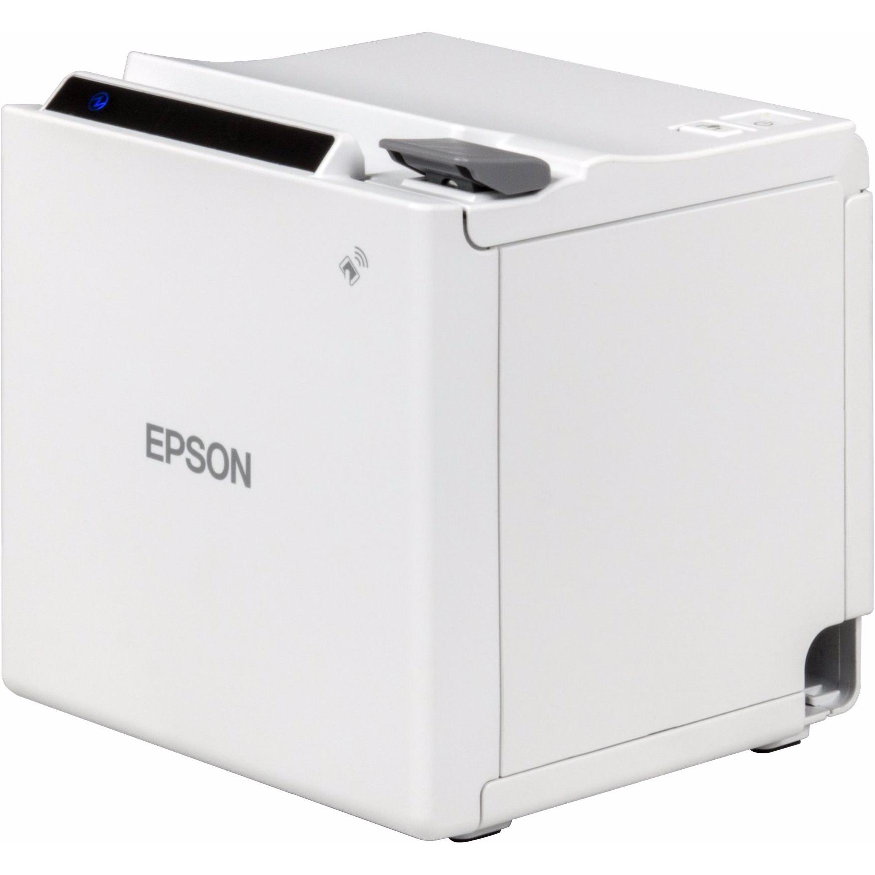 Epson TM m10 - Belegdrucker - Thermozeile - Rolle (5,75 cm) (USB 2.0, Bluetooth), Belegdrucker, Weiss