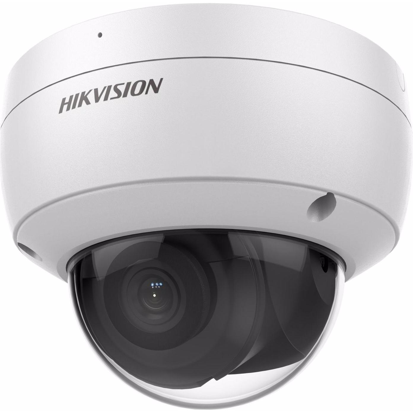 Hikvision DS-2CD2163G2-IU(2.8MM) (3200 x 1800 Pixels), Netzwerkkamera, Schwarz, Weiss