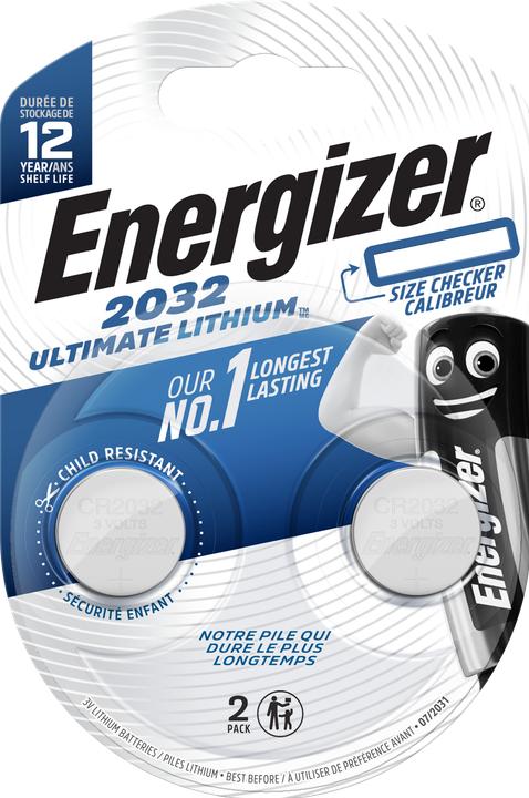 Energizer CR2032 Ultimate Lithium (2 pcs., CR2032, 235 mAh)
