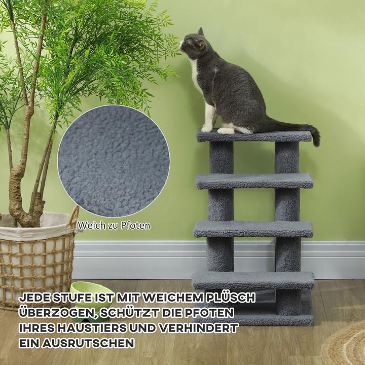 Actual product image PawHut Cat stairs (60 cm, Grey)