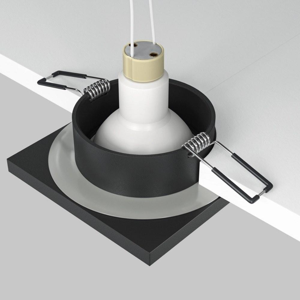 Thumbnail - Maytoni, Wandleuchte + Deckenleuchte, Stark Downlight, Einbauleuchte GU10 Schwarz IP65 (GU10)