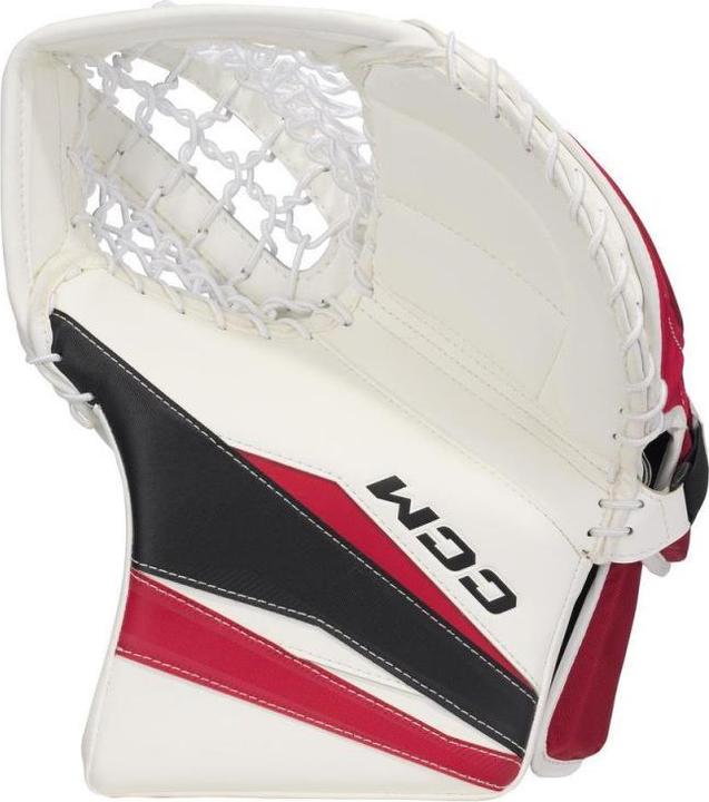 CCM AXIS F9 INT Goalie Catcher (Blanc/Noir, Regular)
