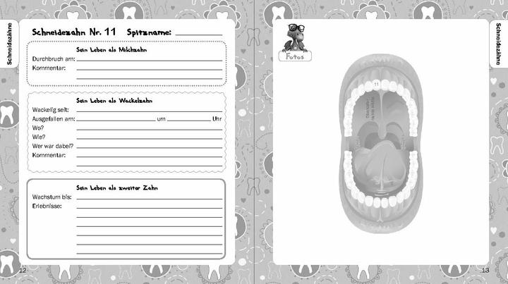 Produktbild Alle meine Zähne - Der ultimative Zahnkalender für alle deine Milchzähne, Wackelzähne und bleib (Deutsch, Caroline Oblasser, 2020)