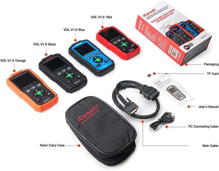 Produktbild ICarsoft i906 multisysteem scanner voor Volvo/Saab OBD diagnose